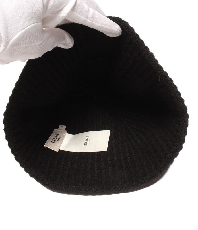 Celine Knit Hat 100% Cashmere Women SIZE TU Celine