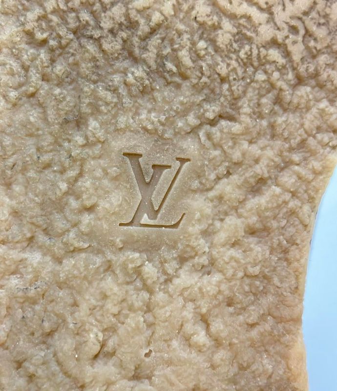 Louis Vuitton Fauviste Line Mouton Boots Monogram Pattern Women's SIZE 36 (M)