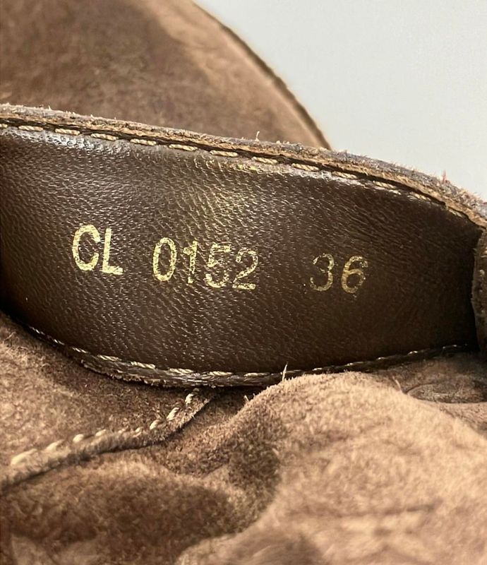 Louis Vuitton Fauviste Line Mouton Boots Monogram Pattern Women's SIZE 36 (M)