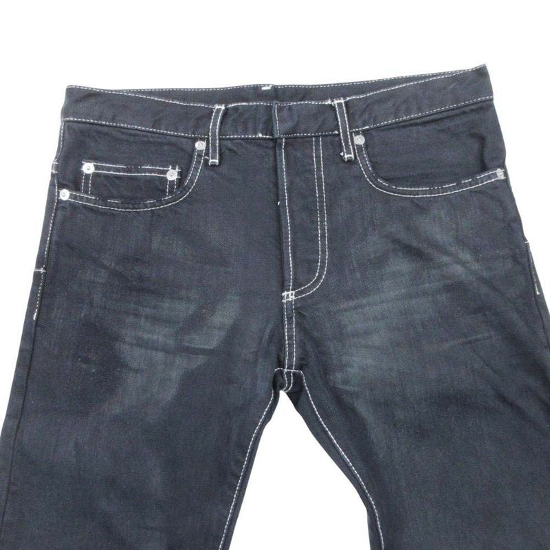 06aw Dior Homme Dior Homme Eddie Period Wash Damaged Claw Mark Denim Pants