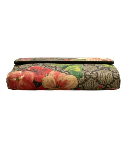 Gucci W Hook Bifold Wallet GG Blooms 410071 1147 Ladies Gucci