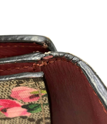 Gucci W Hook Bifold Wallet GG Blooms 410071 1147 Ladies Gucci