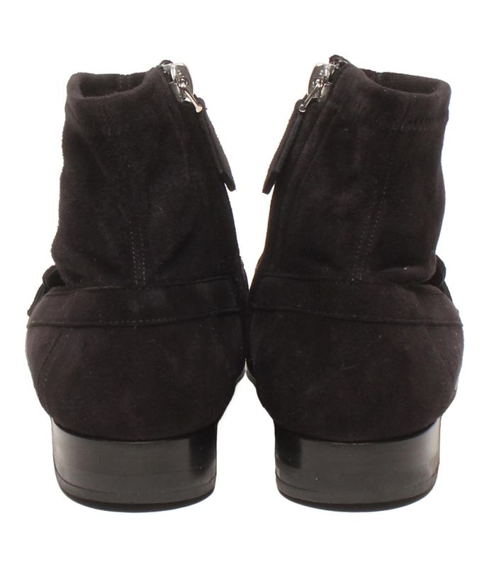 Hermes Short Boots Suede Saint Honore Hhardware Women SIZE 35 (22.5cm (8.86in))