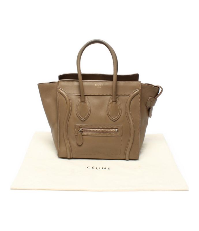 Celine Handbag Luggage Micro Shopper Women's Celine