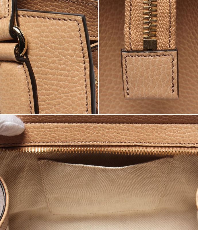 Gucci 2way Shoulder Bag Handbag Crossbody Interlocking Soho 607722 213317