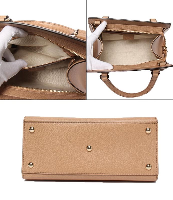 Gucci 2way Shoulder Bag Handbag Crossbody Interlocking Soho 607722 213317