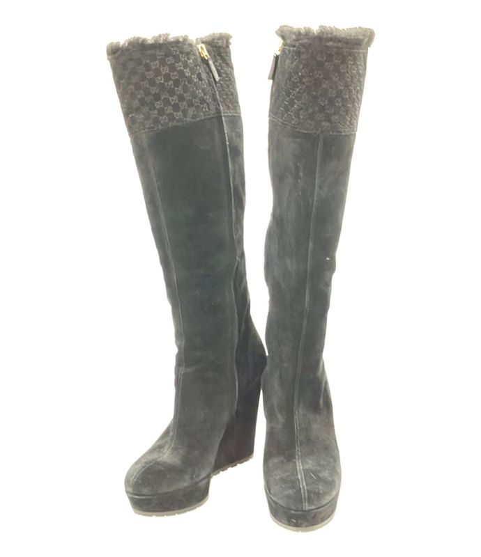 Gucci Long Boots Women's SIZE 37 1/2 (L) Gucci
