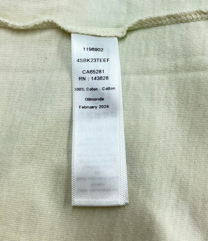 Christian Dior Short Sleeve T-shirt Embroidery 4sbk23teef Kids SIZE 10 (140)