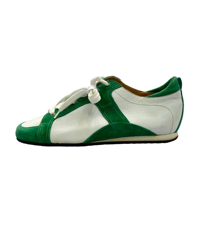 Hermes Low Cut Sneakers H Stitching Men's SIZE 42 (M) Hermes