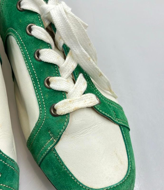 Hermes Low Cut Sneakers H Stitching Men's SIZE 42 (M) Hermes