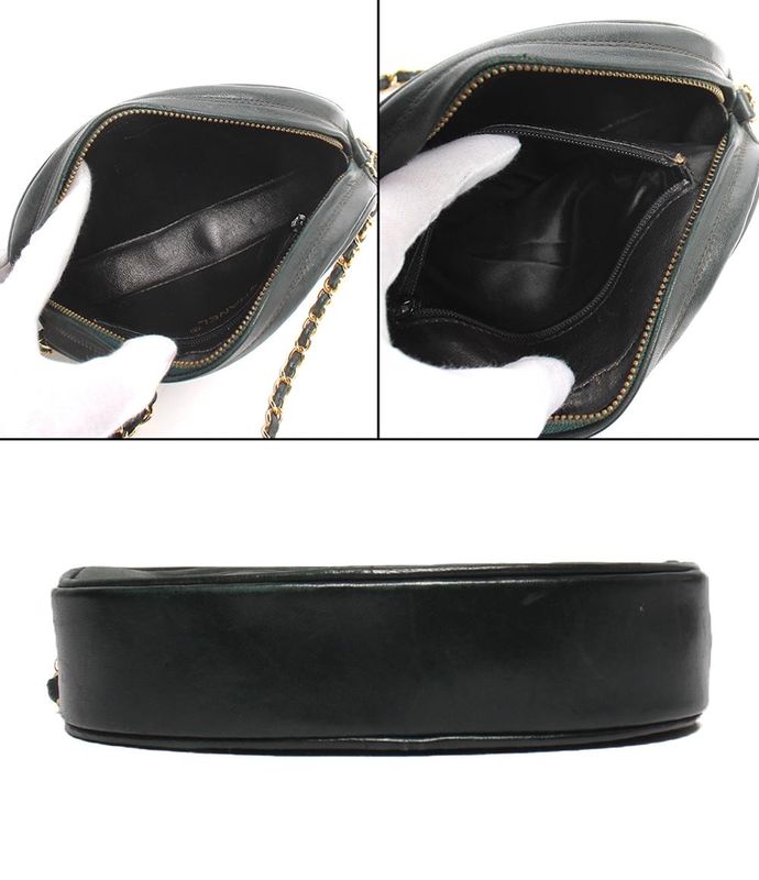 Chanel Chain Shoulder Bag Decacoco Shoulder Crossbody 1st Gold Hardware Old