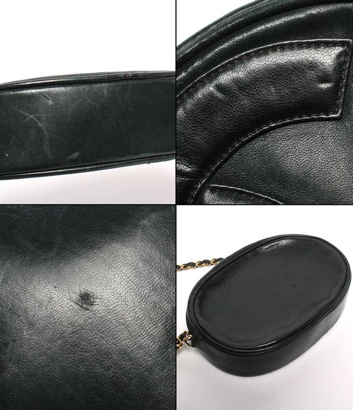 Chanel Chain Shoulder Bag Decacoco Shoulder Crossbody 1st Gold Hardware Old