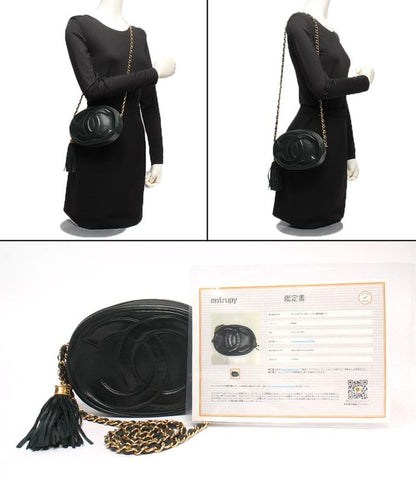 Chanel Chain Shoulder Bag Decacoco Shoulder Crossbody 1st Gold Hardware Old