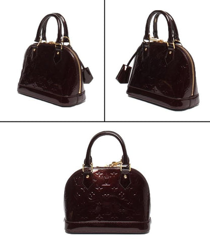 Louis Vuitton 2way Handbag Shoulder Bag Crossbody Vernis Alma BB M91678 Women