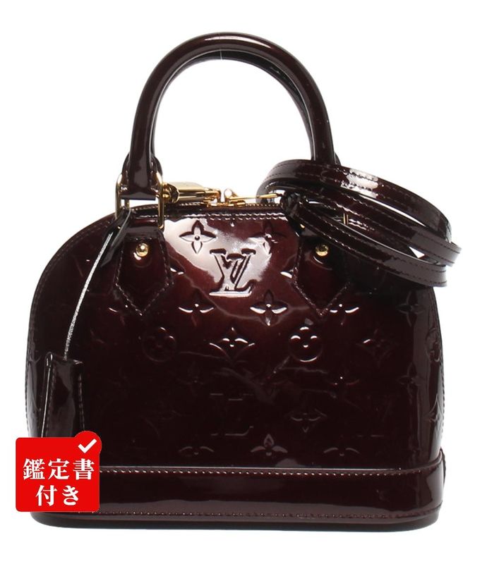 Louis Vuitton 2way Handbag Shoulder Bag Crossbody Vernis Alma BB M91678 Women