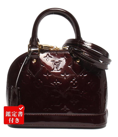 Louis Vuitton 2way Handbag Shoulder Bag Crossbody Vernis Alma BB M91678 Women