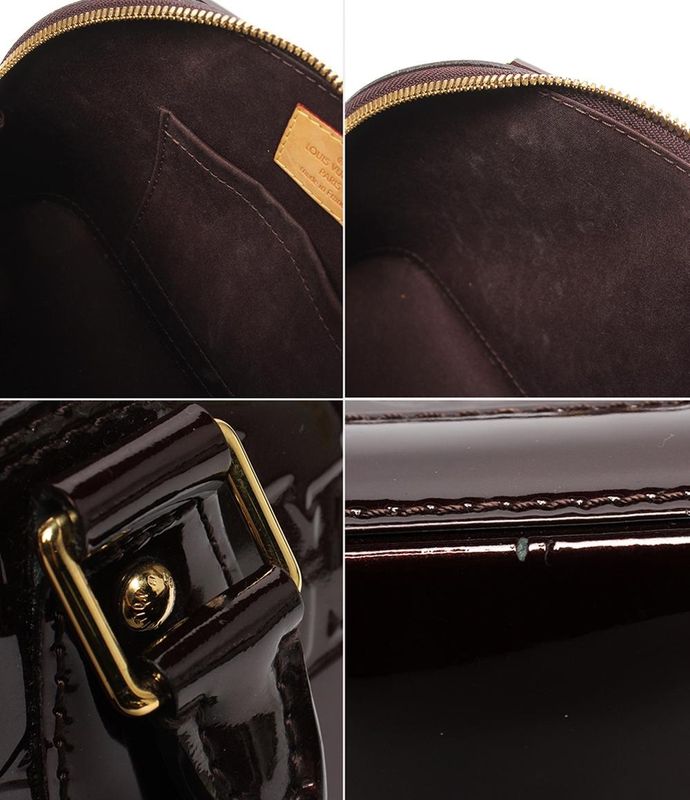 Louis Vuitton 2way Handbag Shoulder Bag Crossbody Vernis Alma BB M91678 Women