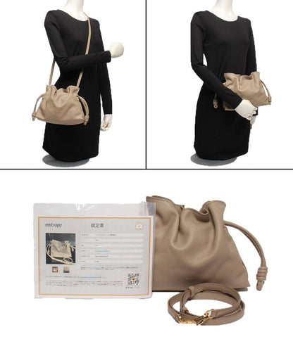 Loewe 2way Shoulder Bag Clutch Bag Crossbody Flamenco Clutch Mini Women Loewe