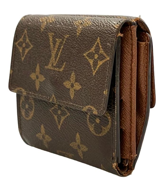 Louis Vuitton W Hook Wallet Monogram Porte Monet Bier Carte Cles Di M61652