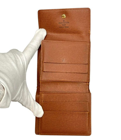 Louis Vuitton W Hook Wallet Monogram Porte Monet Bier Carte Cles Di M61652