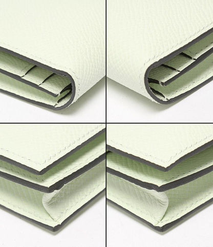 Hermes Long Wallet Silver Hardware Engraved Veil Fizz Vaux Epson Bearn Souffle