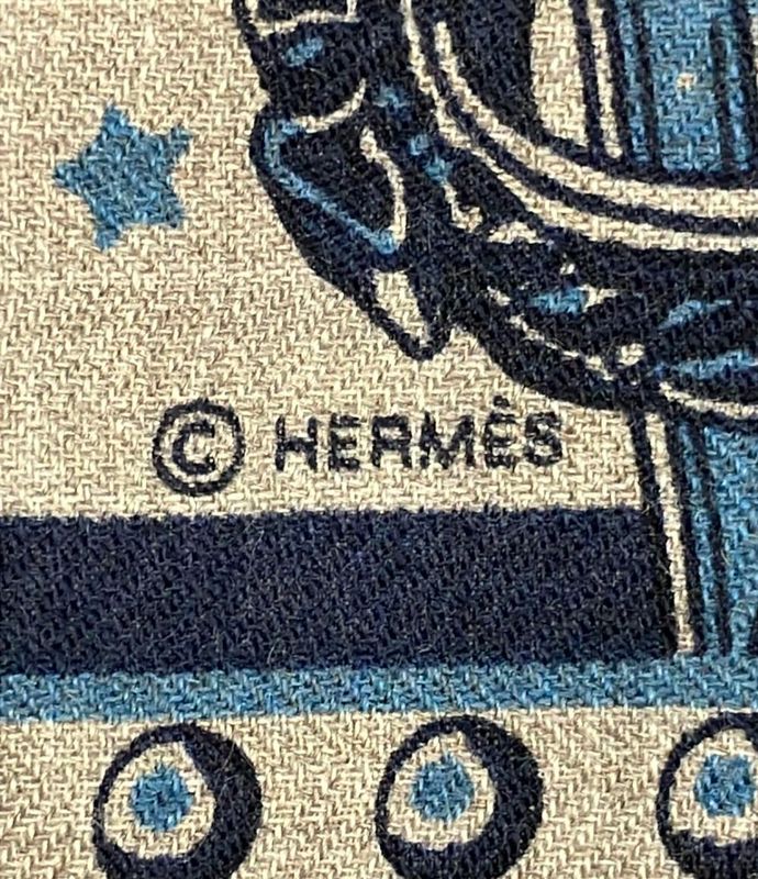 Hermes Scarf Carre H65 Cheval Punk Bandana Men's Hermes