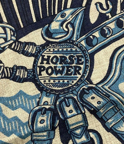 Hermes Scarf Carre H65 Cheval Punk Bandana Men's Hermes