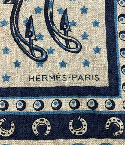 Hermes Scarf Carre H65 Cheval Punk Bandana Men's Hermes