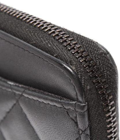 Chanel Card Case Coin Case Fragment Case Black Hardware So Black Matelasse