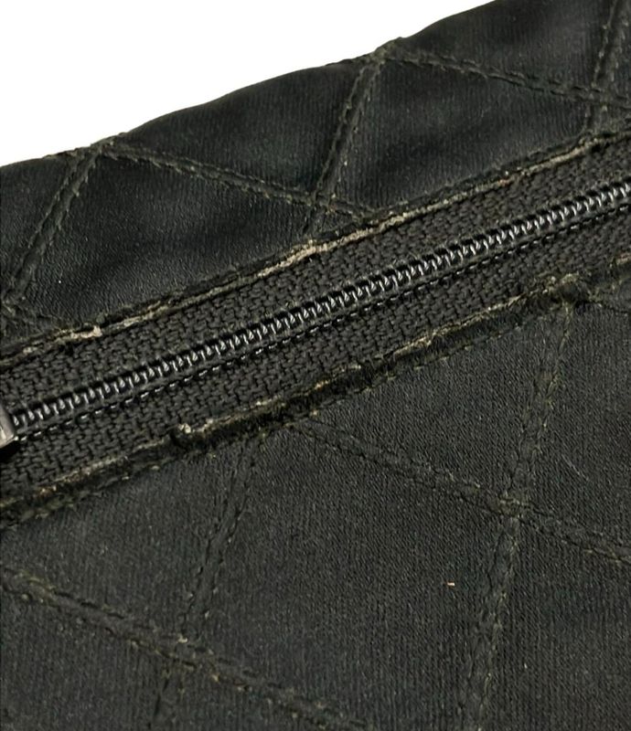 Chanel Card Case Coin Case Gold Hardware Bicolore Satin Women's Chanel