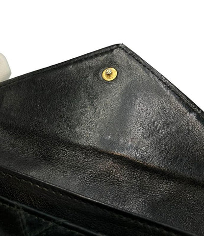 Chanel Card Case Coin Case Gold Hardware Bicolore Satin Women's Chanel