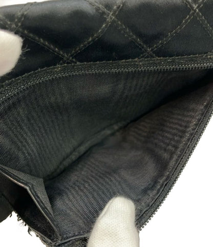 Chanel Card Case Coin Case Gold Hardware Bicolore Satin Women's Chanel