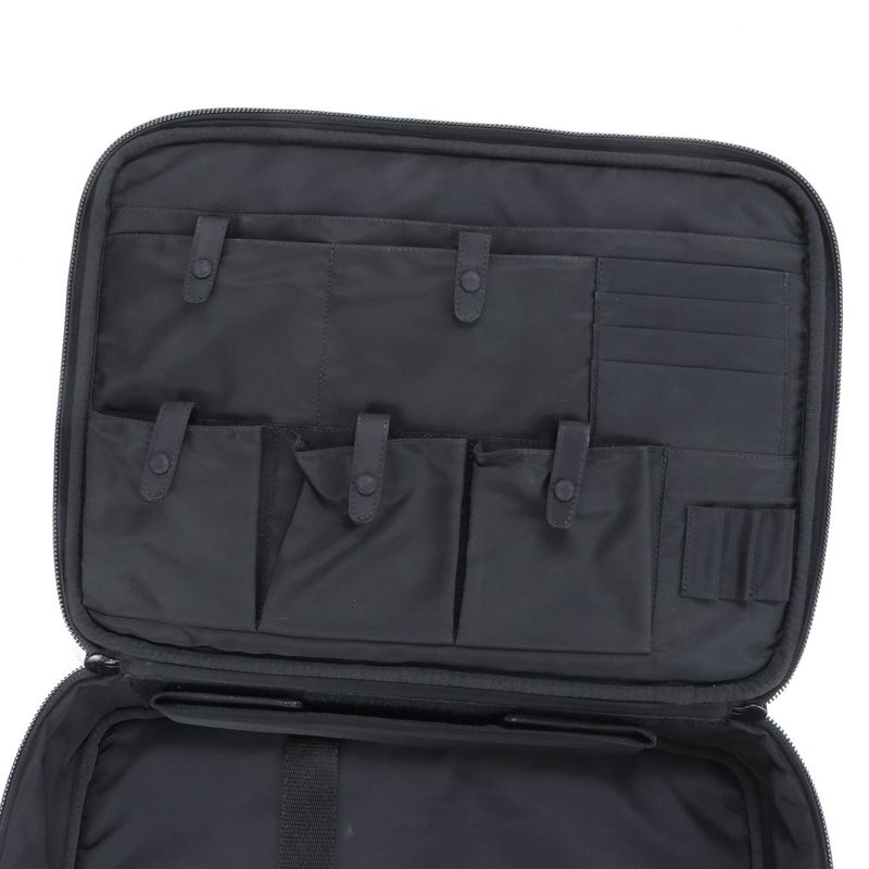 Prada Tessuto Nylon Triangle Logo 2WAY Business Bag Crossbody Shoulder Black A4