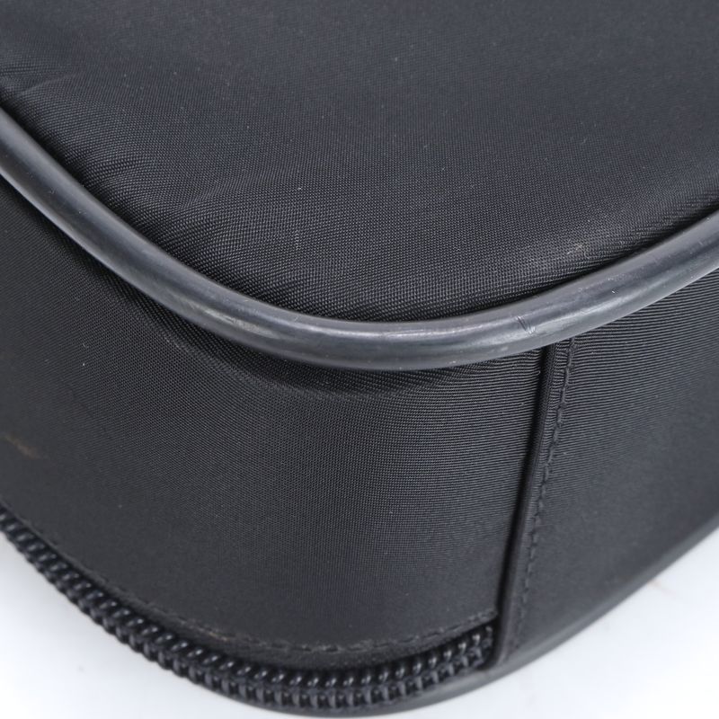 Prada Tessuto Nylon Triangle Logo 2WAY Business Bag Crossbody Shoulder Black A4