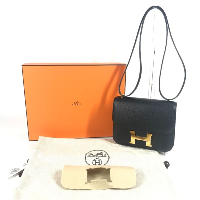 Hermes Shoulder Bag Constance Mini Constance Mini Epson Black