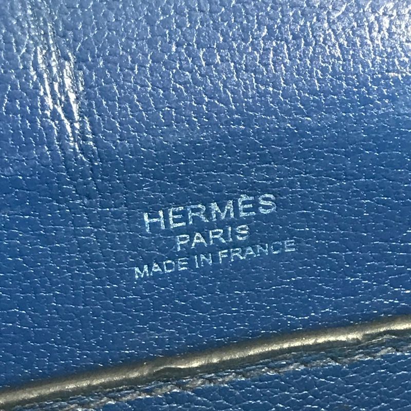 Hermes Shoulder Bag Octagon Epson Blue