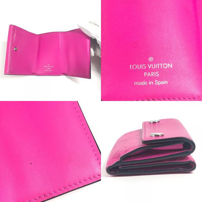 Louis Vuitton Trifold Wallet Diss Cabas Lee Compact Wallet M30773 Taiga Leather