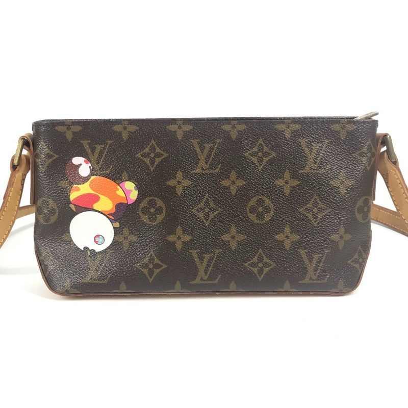 Louis Vuitton Shoulder Bag Trotter M51241 Monogram Canvas Brown