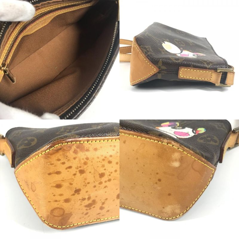 Louis Vuitton Shoulder Bag Trotter M51241 Monogram Canvas Brown