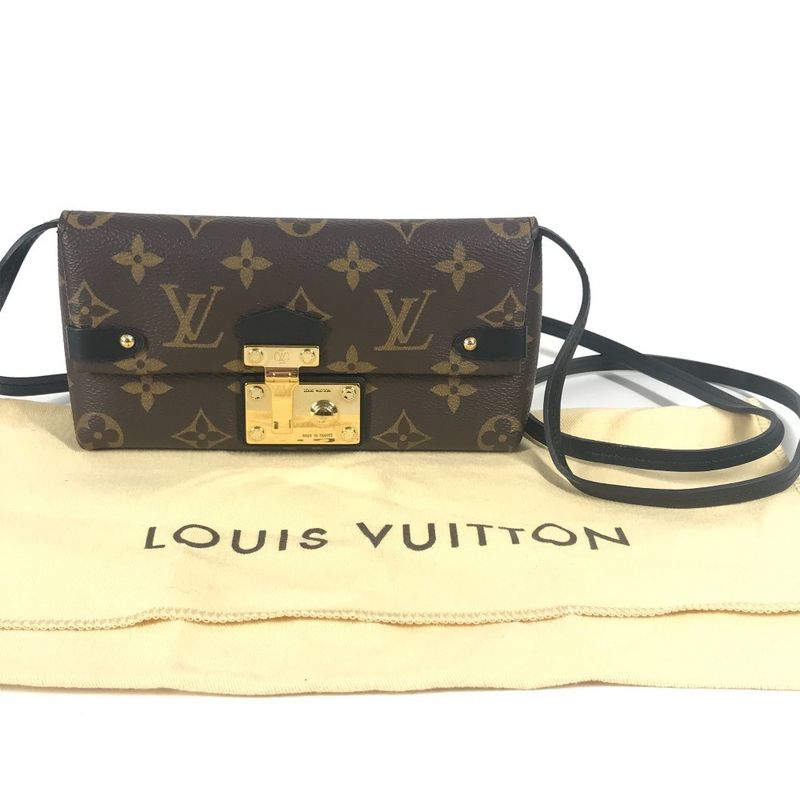 Louis Vuitton Shoulder Bag Portefeuille Toblerone Chain M61502 Monogram Canvas