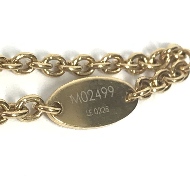 Louis Vuitton Necklace Set Of Two Necklaces Super Flat M02499 Metal Gold