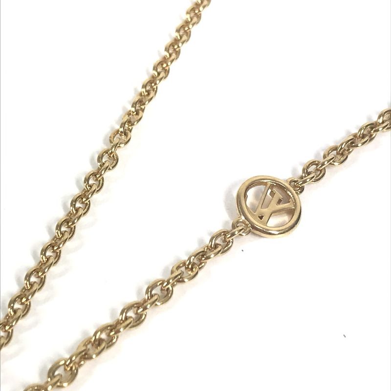 Louis Vuitton Necklace Set Of Two Necklaces Super Flat M02499 Metal Gold