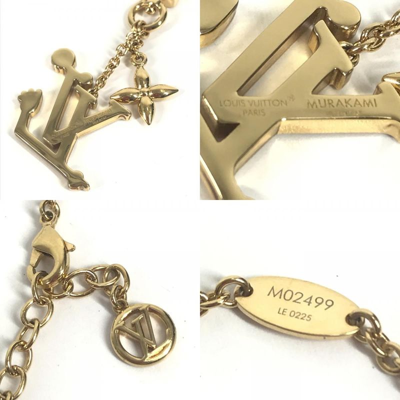 Louis Vuitton Necklace Set Of Two Necklaces Super Flat M02499 Metal Gold