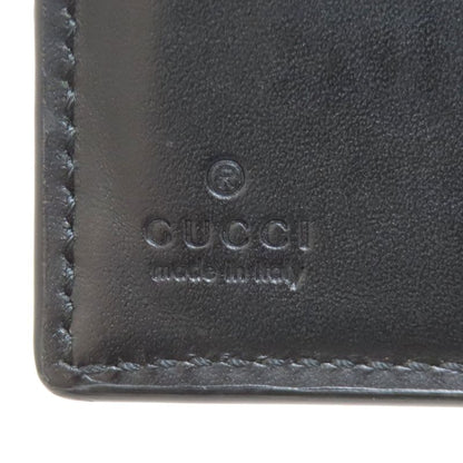 Gucci 451266 GG Supreme Snake Print Fold Wallet With Coin Purse PVC Men's