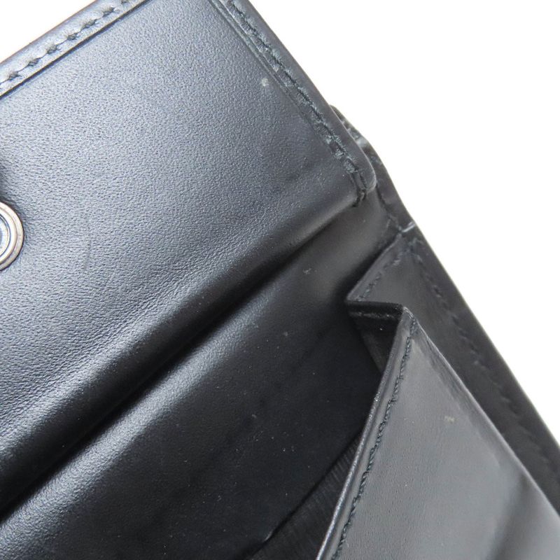 Gucci 451266 GG Supreme Snake Print Fold Wallet With Coin Purse PVC Men's