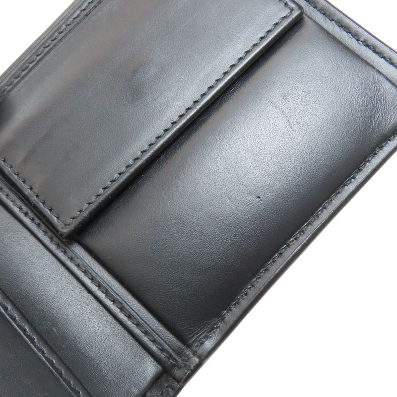 Gucci 451266 GG Supreme Snake Print Fold Wallet With Coin Purse PVC Men's