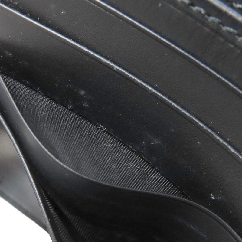 Gucci 451266 GG Supreme Snake Print Fold Wallet With Coin Purse PVC Men's