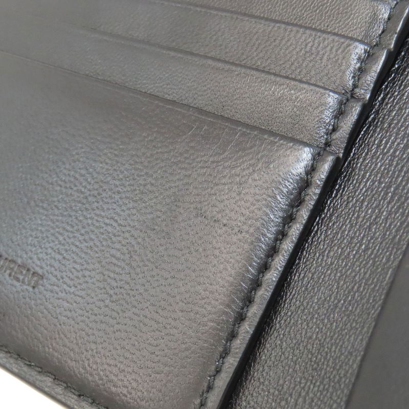 Saint Laurent 783745 East West Folding Wallet With Coin Purse Calf Men's