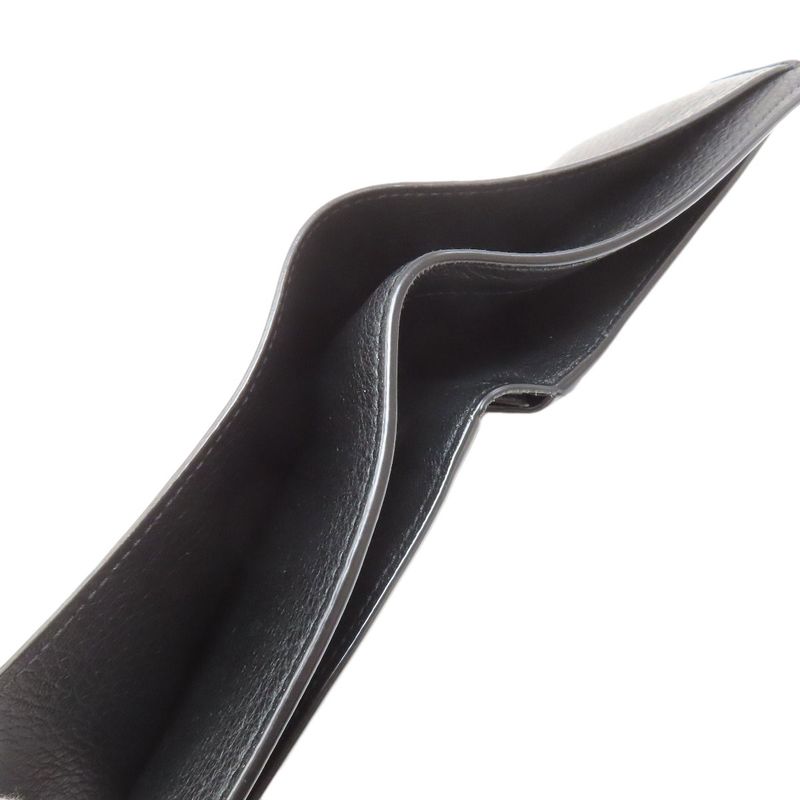 Saint Laurent 783745 East West Folding Wallet With Coin Purse Calf Men's