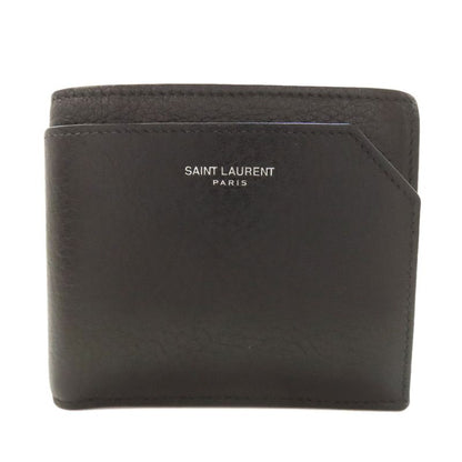 Saint Laurent 783745 East West Folding Wallet With Coin Purse Calf Men's